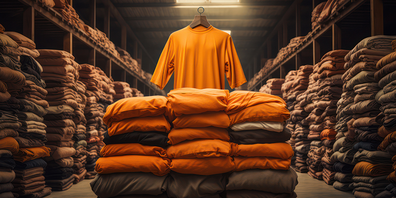Colorful Fashion Store: A Multitude of Textile Choices on Display